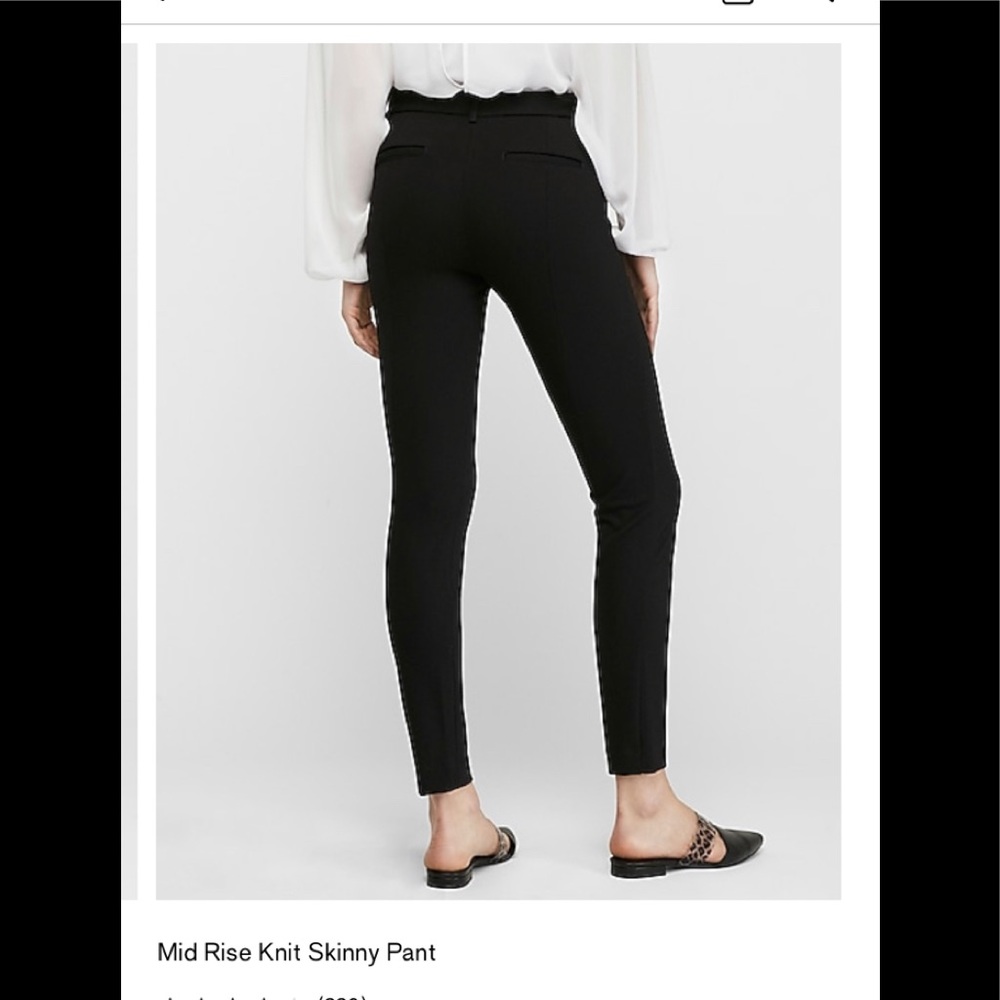 Express mid rise skinny dress pant
